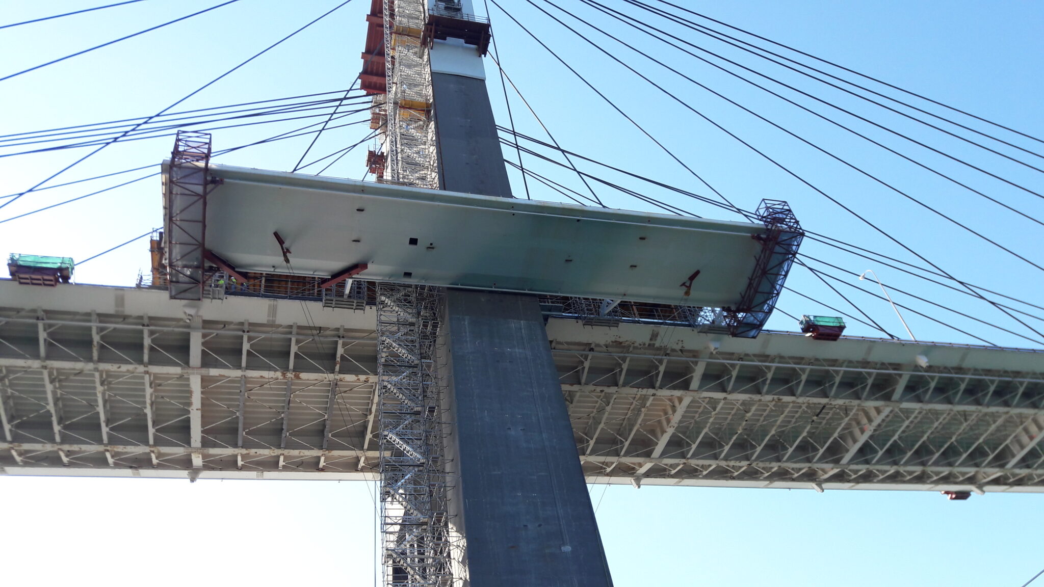 Estructura primera dovela ampliación Puente de Rande